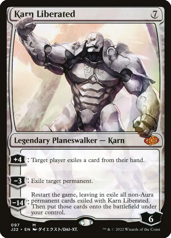 2022 Jumpstart 2022 Karn Liberated #97 mythic card image