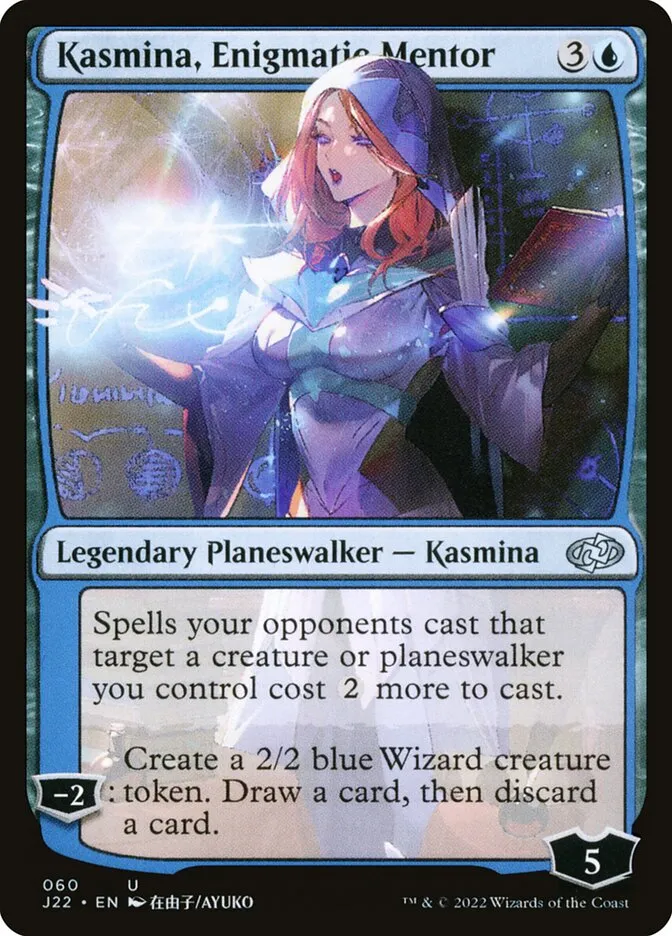 2022 Jumpstart 2022 Kasmina, Enigmatic Mentor #60 uncommon card image