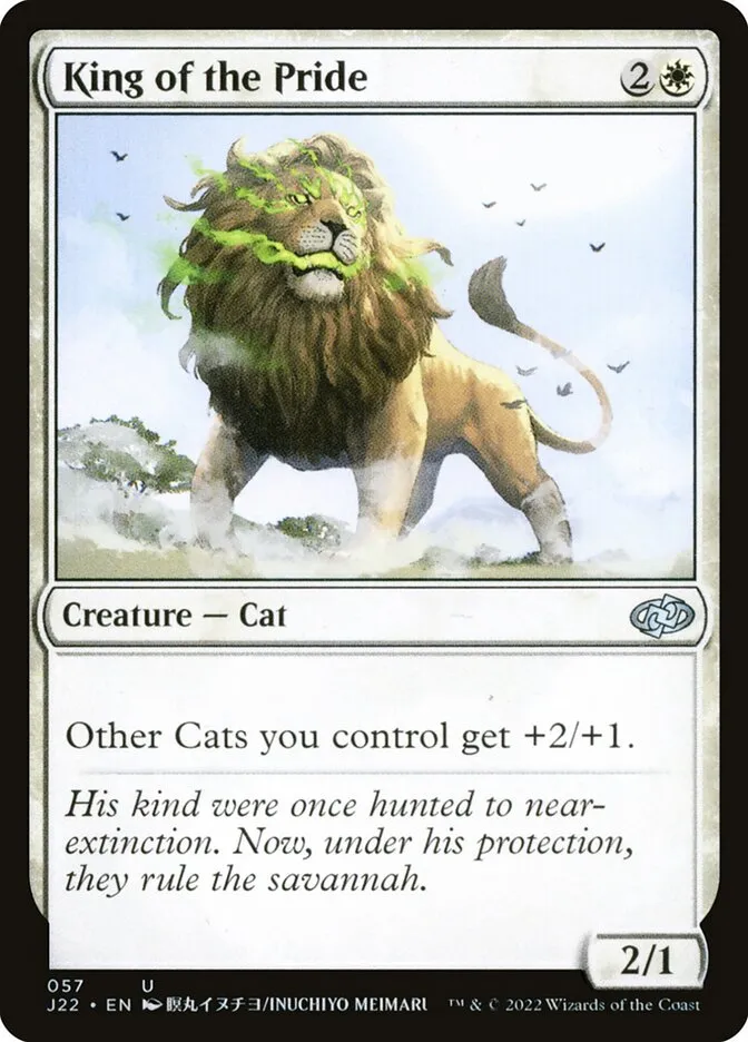 2022 Jumpstart 2022 King of the Pride #57 uncommon card image