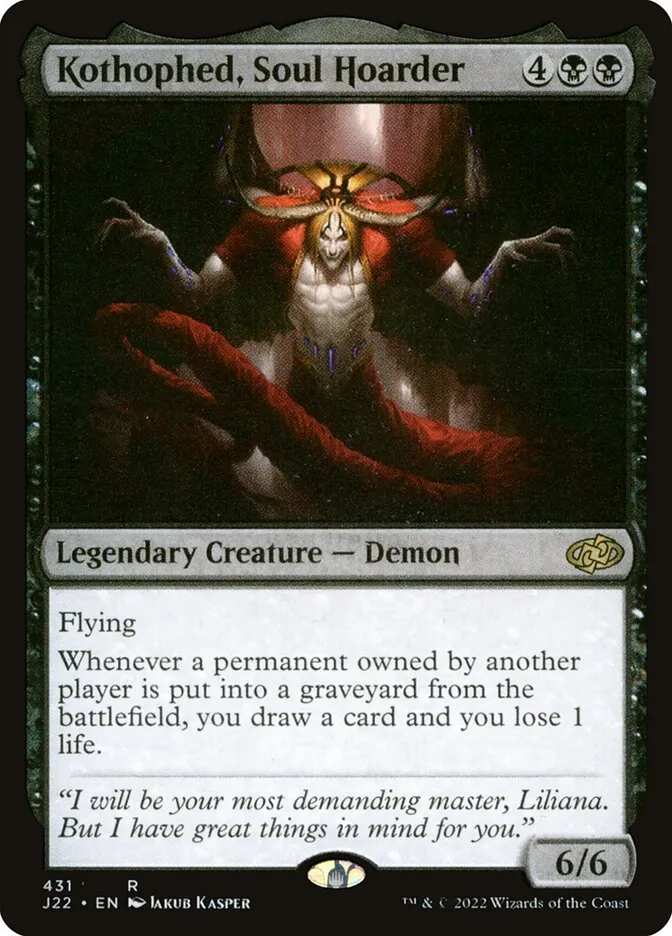2022 Jumpstart 2022 Kothophed, Soul Hoarder #431 rare card image