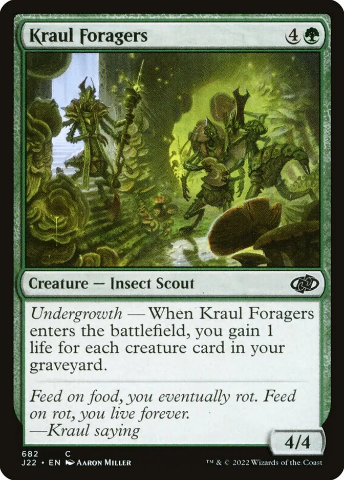 2022 Jumpstart 2022 Kraul Foragers common #682 common card image