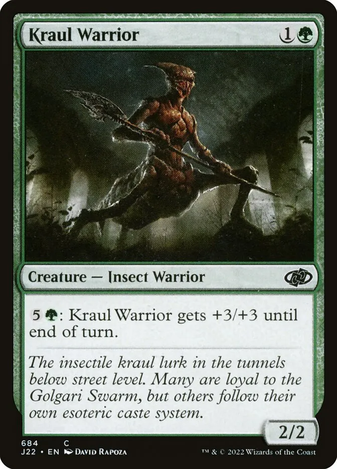 2022 Jumpstart 2022 Kraul Warrior #684 common card image