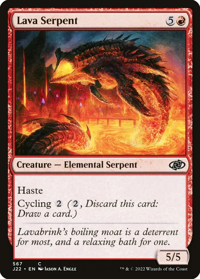 2022 Jumpstart 2022 Lava Serpent common #567 common card image