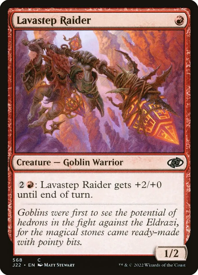 2022 Jumpstart 2022 Lavastep Raider #568 common card image