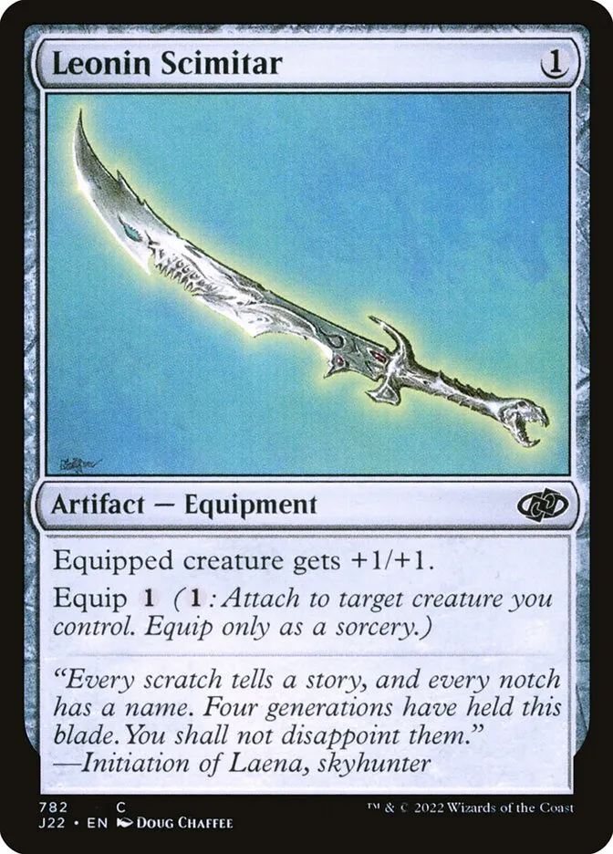 2022 Jumpstart 2022 Leonin Scimitar #782 common card image