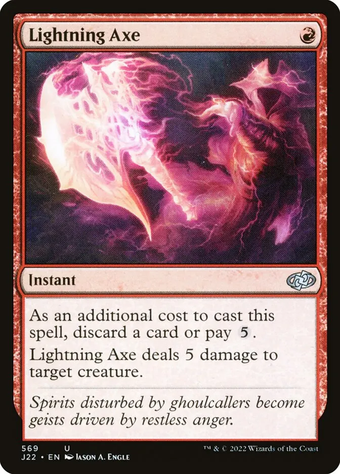 2022 Jumpstart 2022 Lightning Axe uncommon #569 uncommon card image