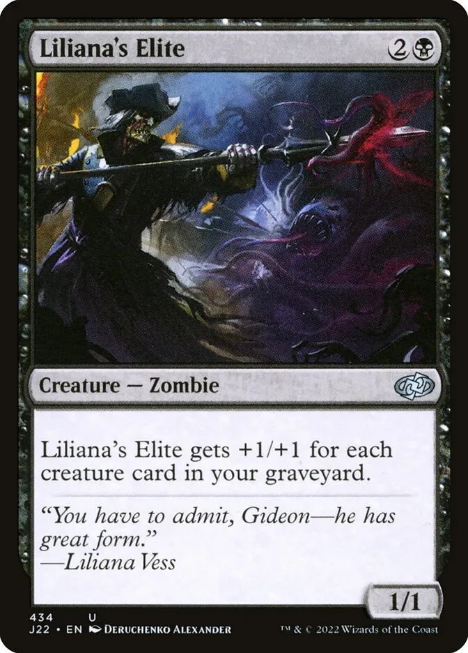 2022 Jumpstart 2022 Liliana's Elite #434 uncommon card image