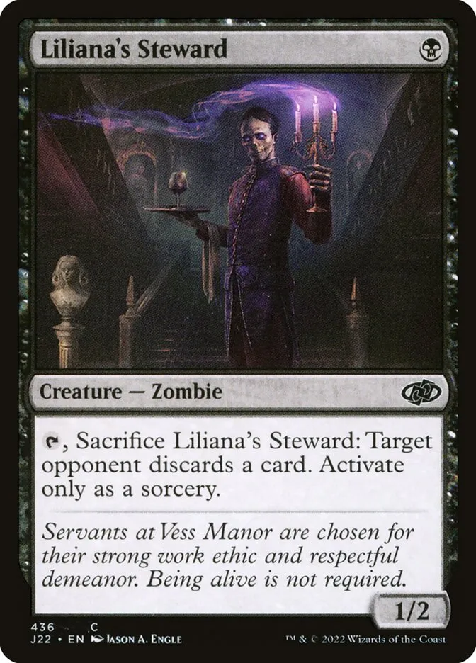 2022 Jumpstart 2022 Liliana's Steward #436 common card image