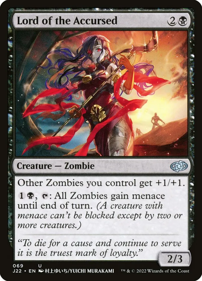 2022 Jumpstart 2022 Lord of the Accursed #69 uncommon card image