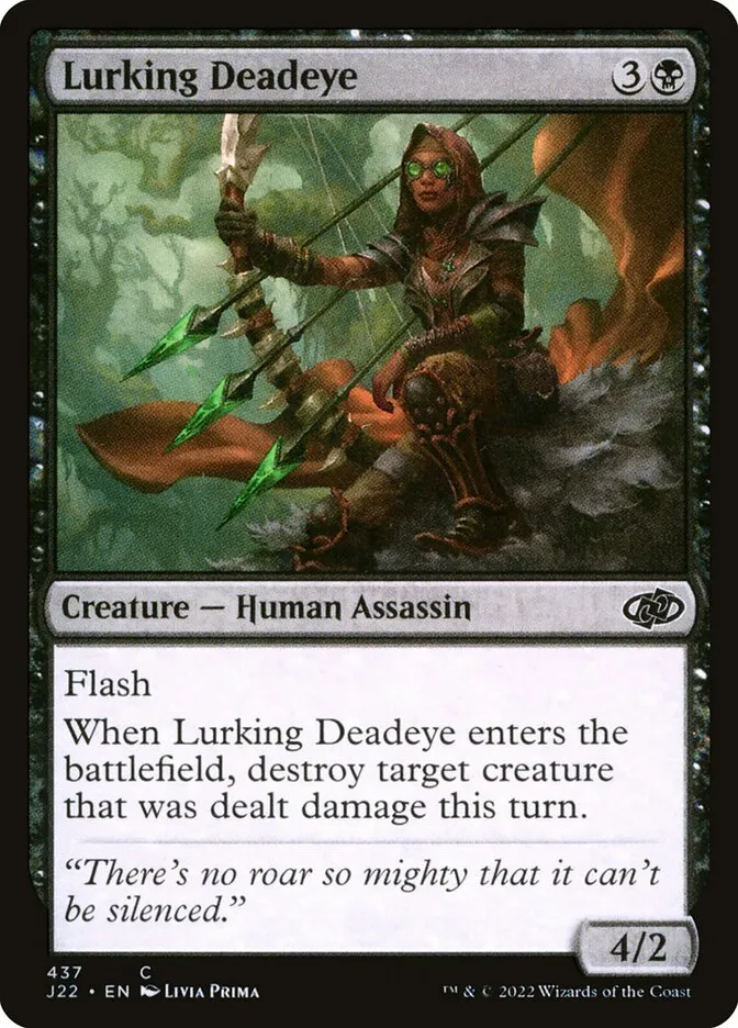 2022 Jumpstart 2022 Lurking Deadeye #437 common card image