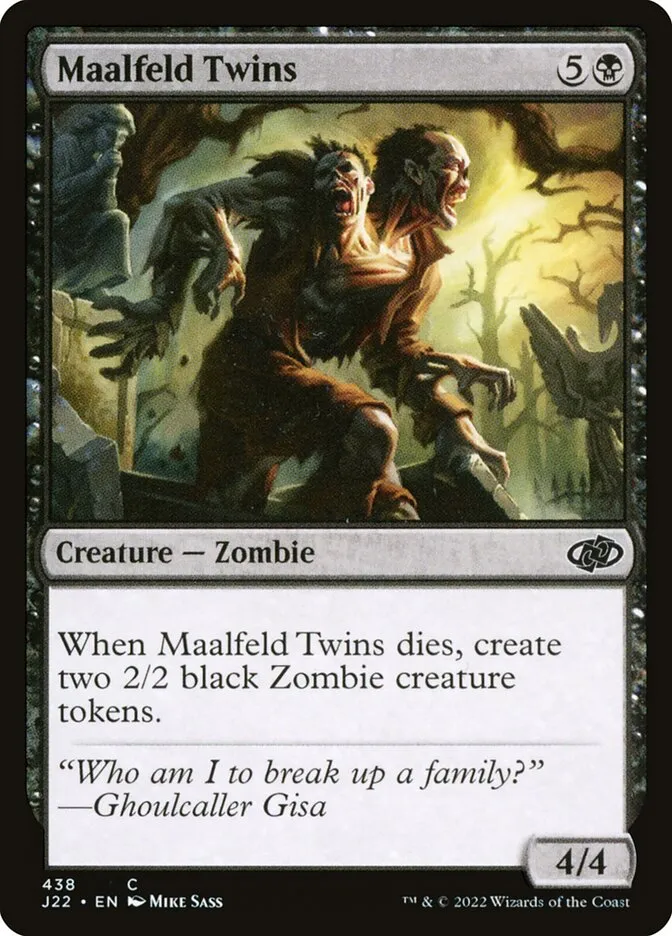2022 Jumpstart 2022 Maalfeld Twins #438 common card image
