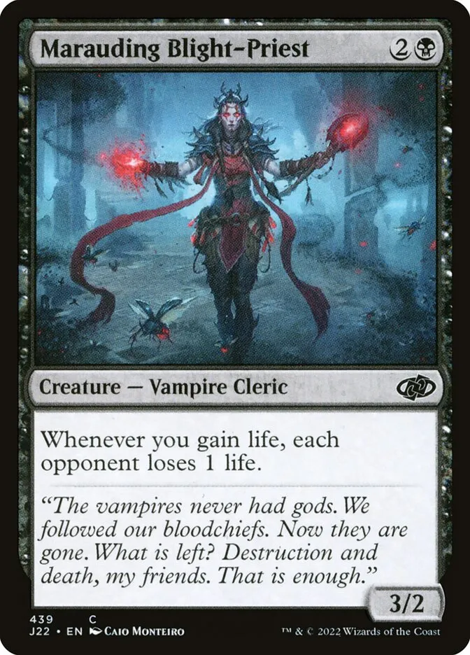 2022 Jumpstart 2022 Marauding Blight-Priest #439 common card image