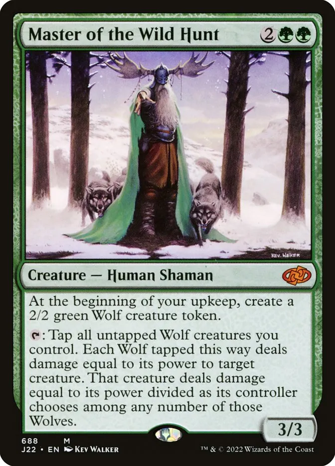 2022 Jumpstart 2022 Master of the Wild Hunt #688 mythic card image
