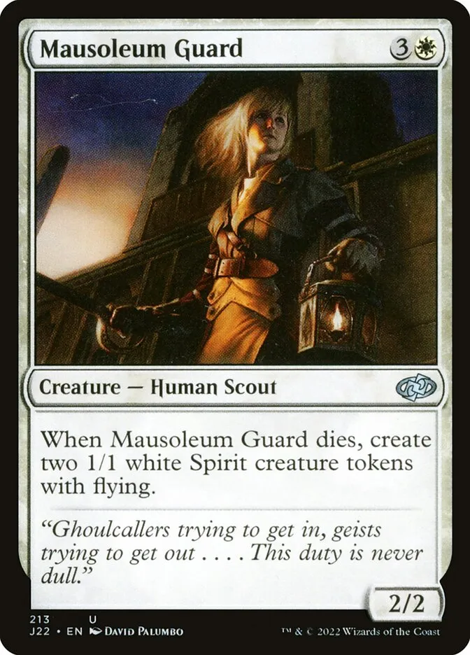 2022 Jumpstart 2022 Mausoleum Guard #213 uncommon card image