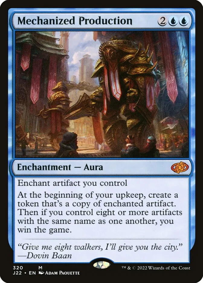 2022 Jumpstart 2022 Mechanized Production #320 mythic card image