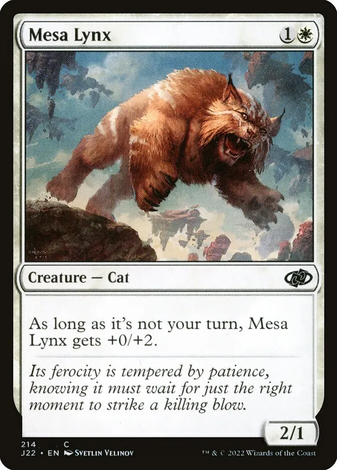 2022 Jumpstart 2022 Mesa Lynx common #214 common card image
