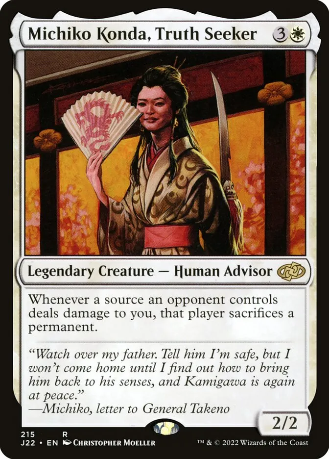 2022 Jumpstart 2022 Michiko Konda, Truth Seeker #215 rare card image