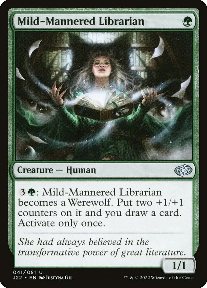 2022 Jumpstart 2022 Mild-Mannered Librarian #41 uncommon card image
