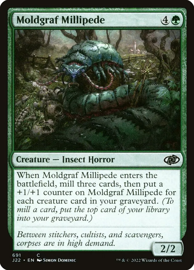 2022 Jumpstart 2022 Moldgraf Millipede #691 common card image
