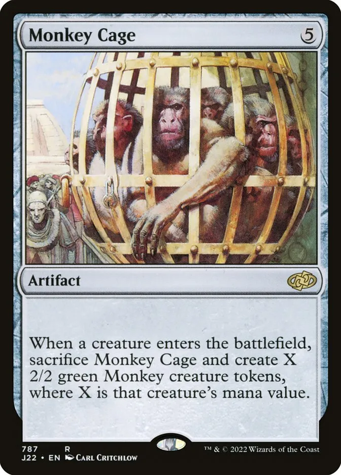 2022 Jumpstart 2022 Monkey Cage #787 rare card image