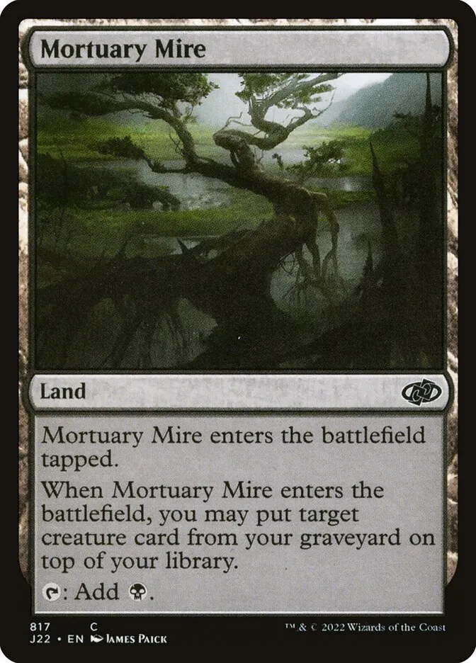 2022 Jumpstart 2022 Mortuary Mire #817 common card image