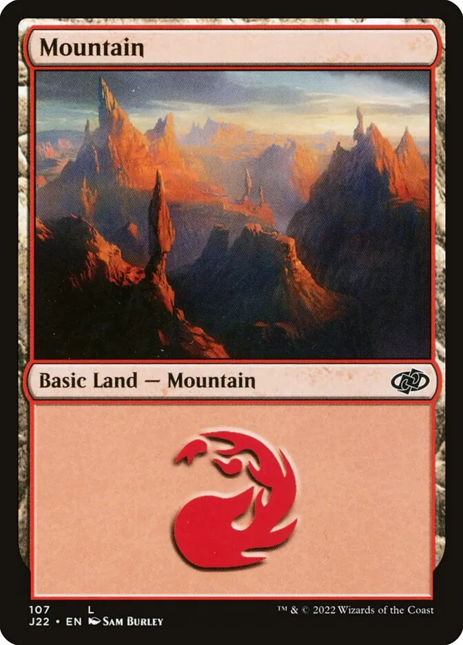 2022 Jumpstart 2022 Mountain common #107 common card image