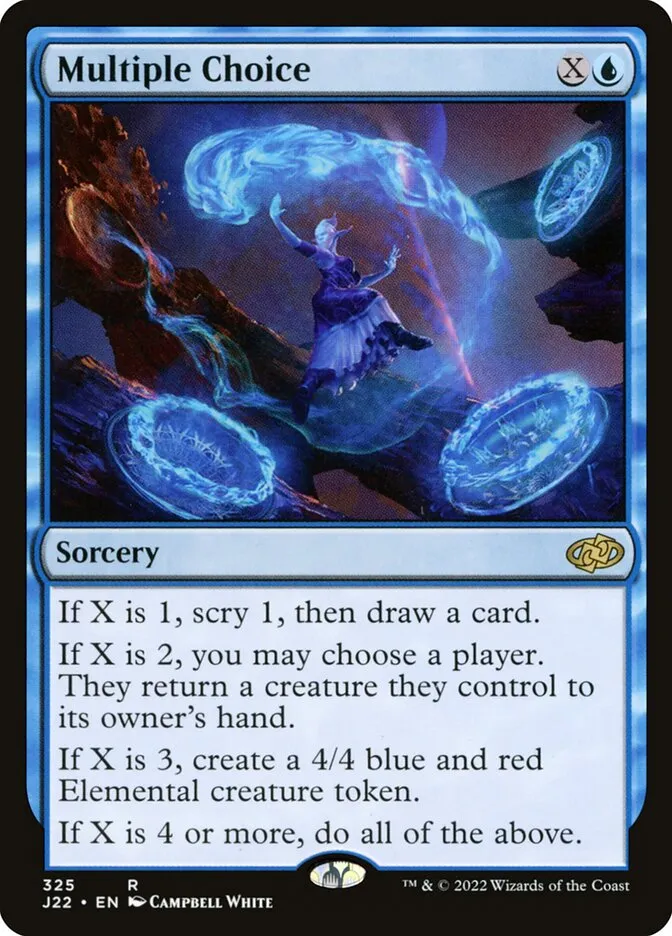 2022 Jumpstart 2022 Multiple Choice #325 rare card image