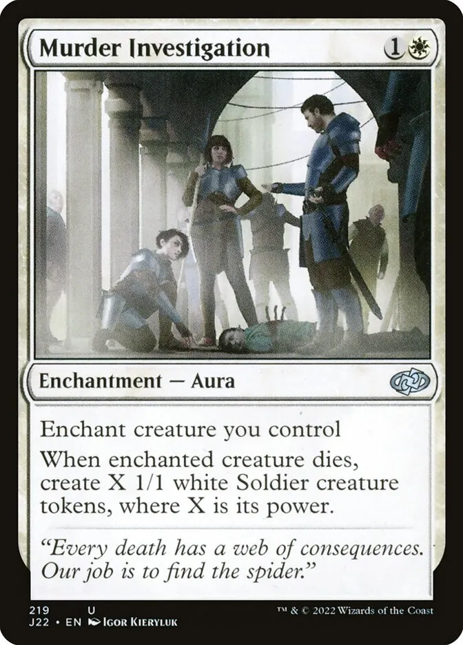 2022 Jumpstart 2022 Murder Investigation #219 uncommon card image
