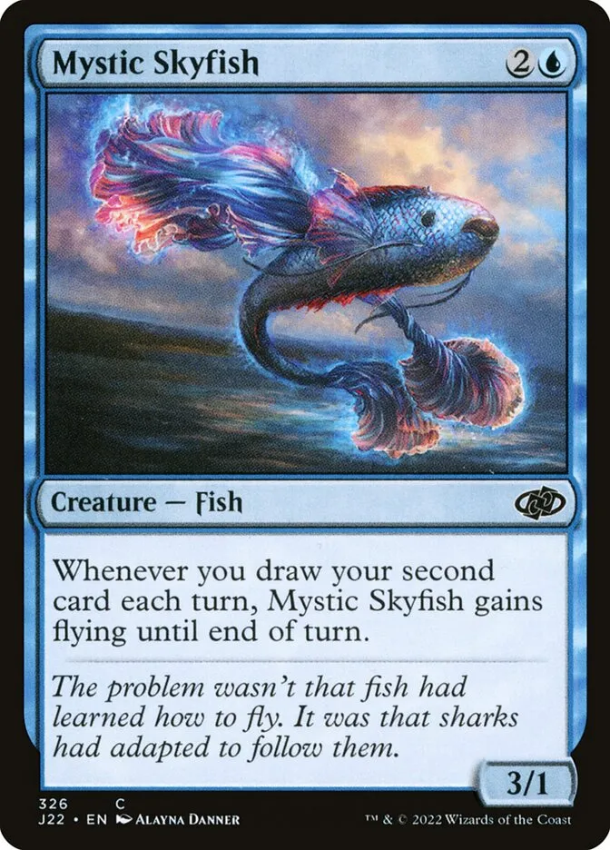 2022 Jumpstart 2022 Mystic Skyfish #326 common card image
