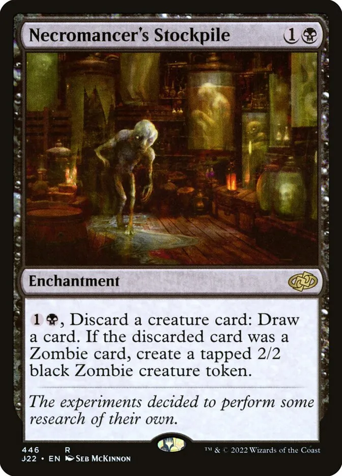 2022 Jumpstart 2022 Necromancer's Stockpile #446 rare card image