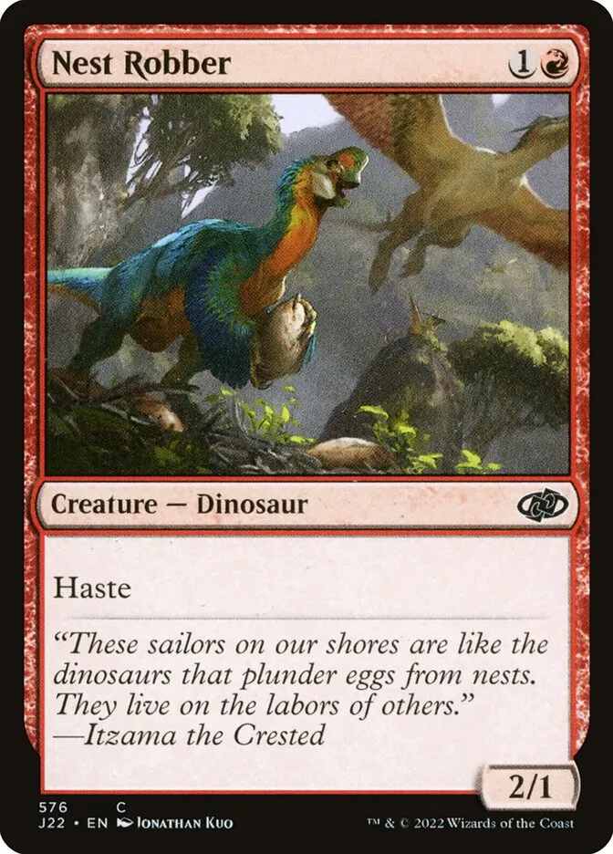 2022 Jumpstart 2022 Nest Robber #576 common card image