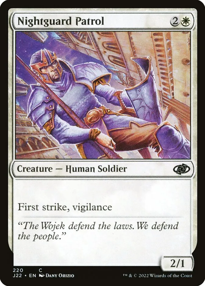 2022 Jumpstart 2022 Nightguard Patrol #220 common card image