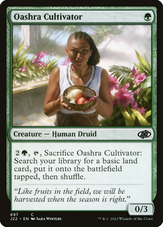 2022 Jumpstart 2022 Oashra Cultivator #697 common card image