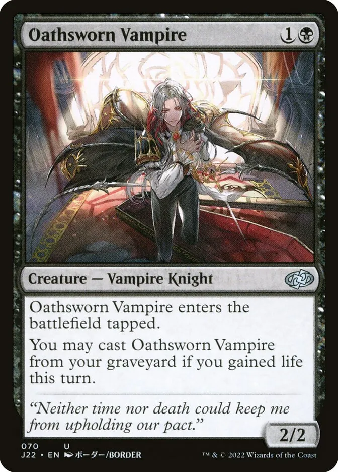 2022 Jumpstart 2022 Oathsworn Vampire #70 uncommon card image