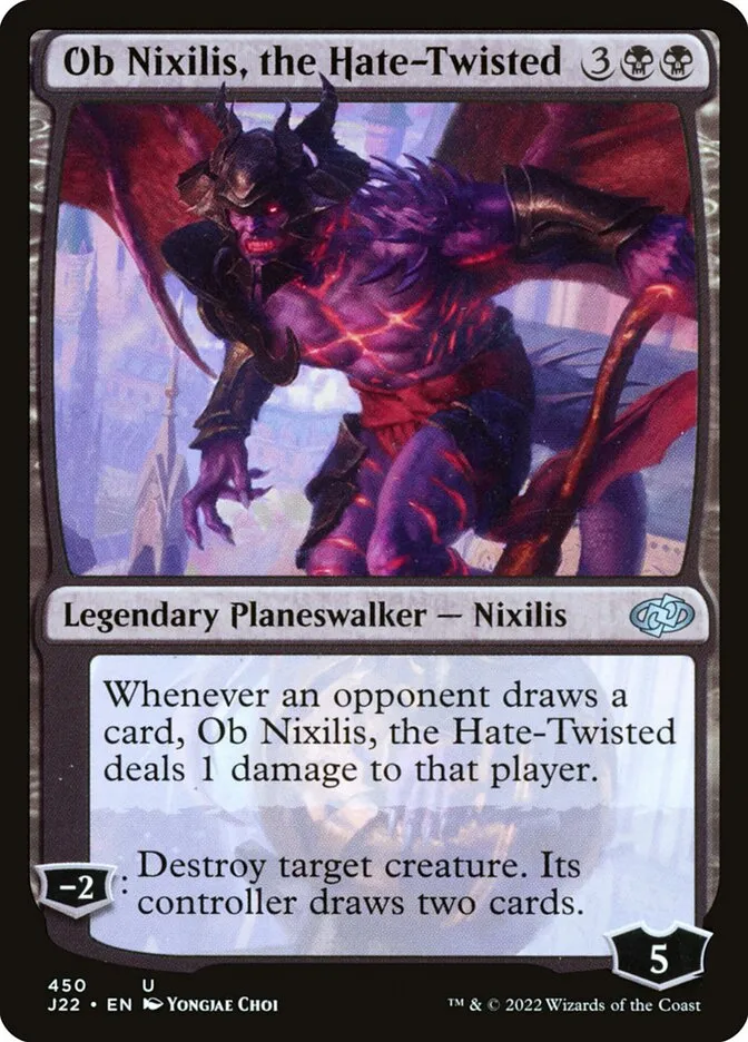 2022 Jumpstart 2022 Ob Nixilis, the Hate-Twisted #450 uncommon card image