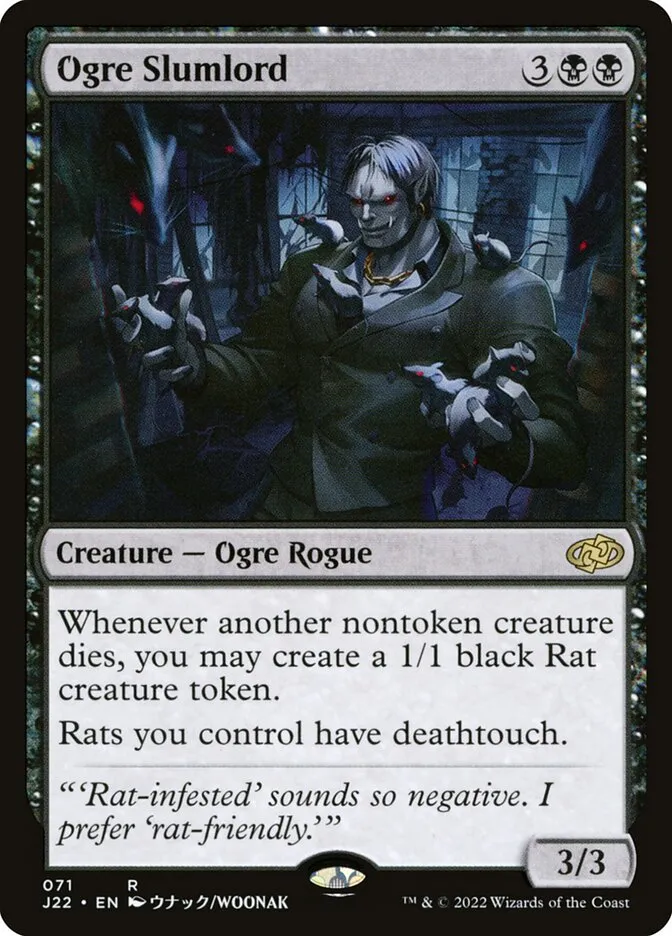 2022 Jumpstart 2022 Ogre Slumlord #71 rare card image