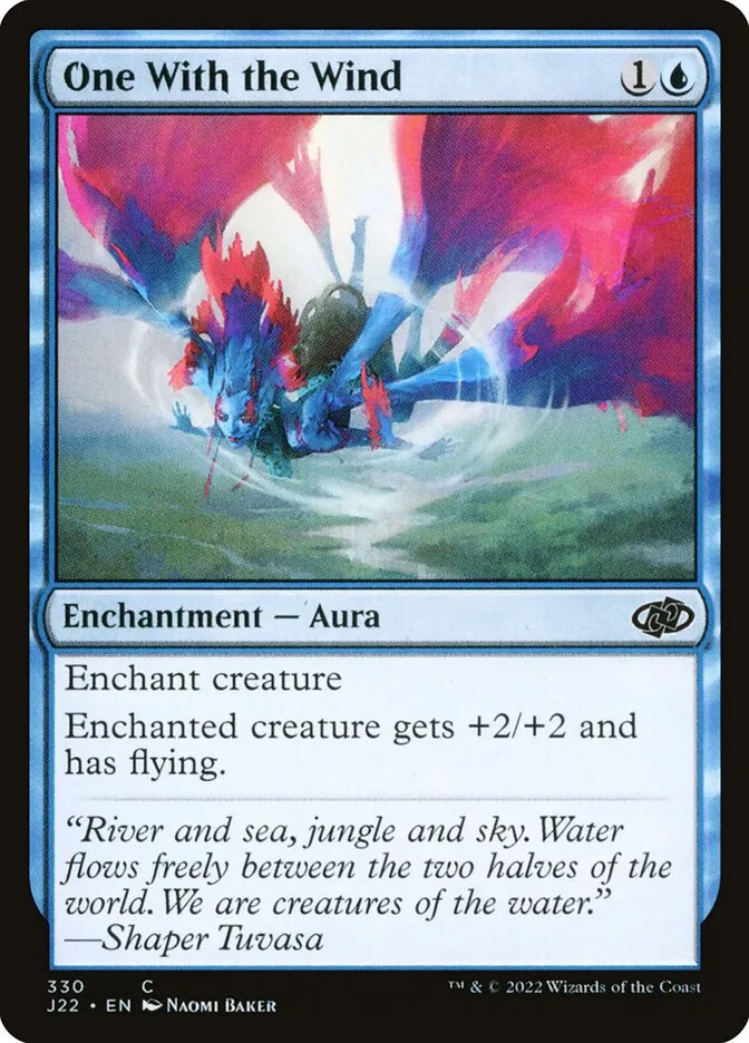 2022 Jumpstart 2022 One With the Wind common #330 common card image