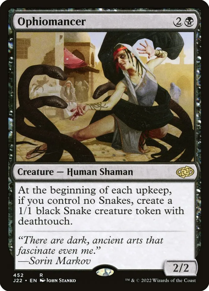2022 Jumpstart 2022 Ophiomancer #452 rare card image