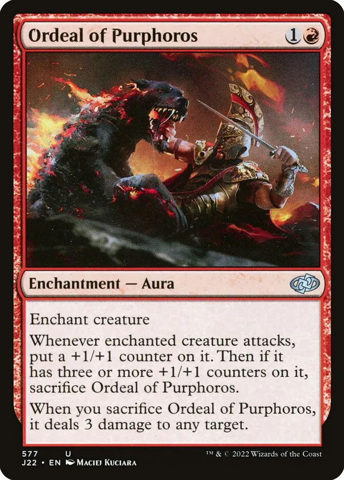 2022 Jumpstart 2022 Ordeal of Purphoros #577 uncommon card image