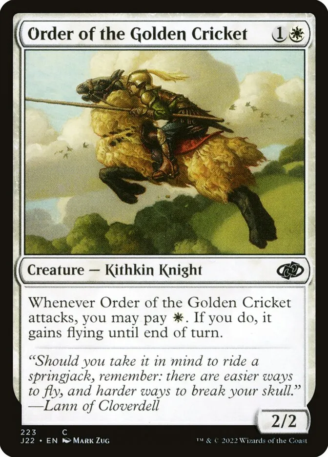 2022 Jumpstart 2022 Order of the Golden Cricket #223 common card image