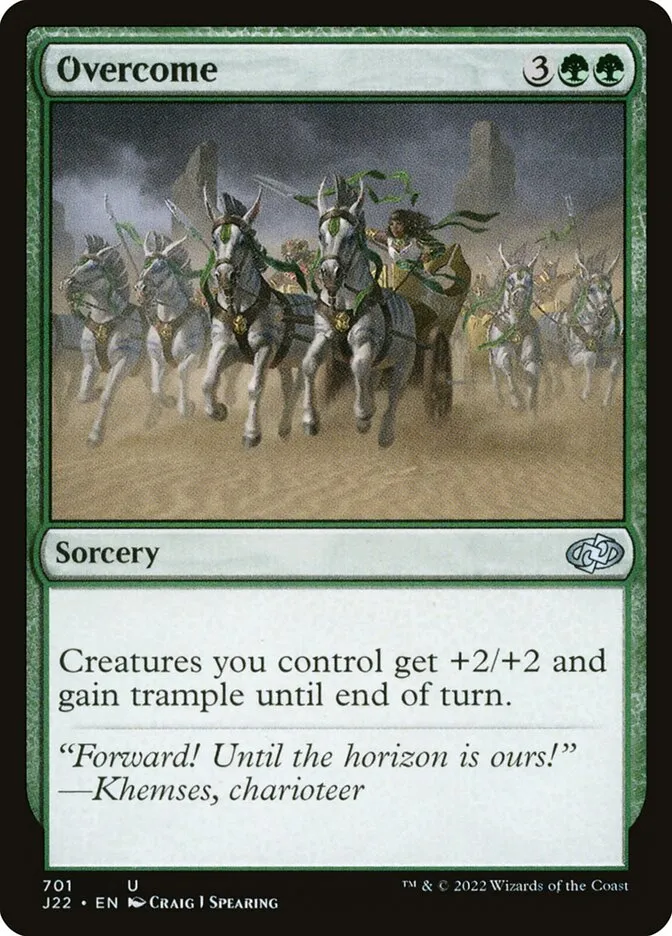 2022 Jumpstart 2022 Overcome uncommon #701 uncommon card image