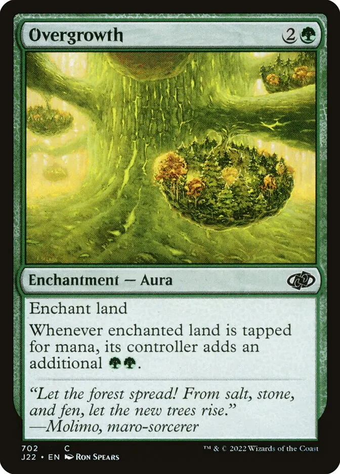 2022 Jumpstart 2022 Overgrowth common #702 common card image