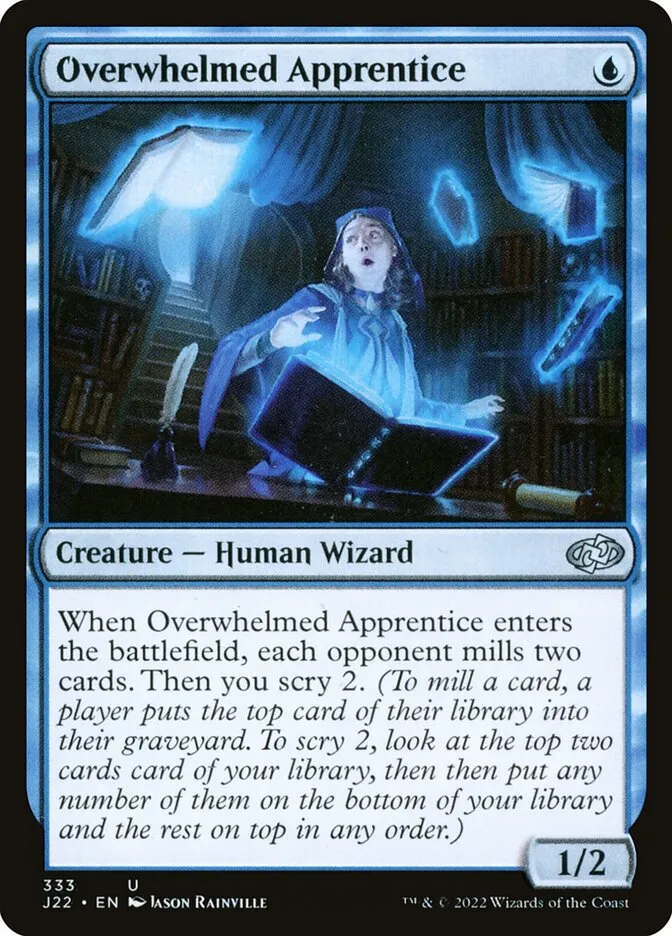 2022 Jumpstart 2022 Overwhelmed Apprentice uncommon #333 uncommon card image