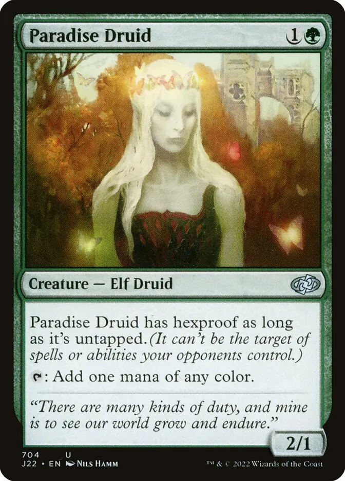 2022 Jumpstart 2022 Paradise Druid #704 uncommon card image