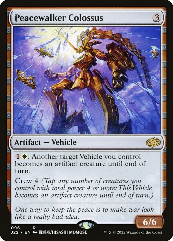 2022 Jumpstart 2022 Peacewalker Colossus #96 rare card image