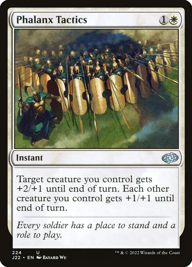 2022 Jumpstart 2022 Phalanx Tactics uncommon #224 uncommon card image