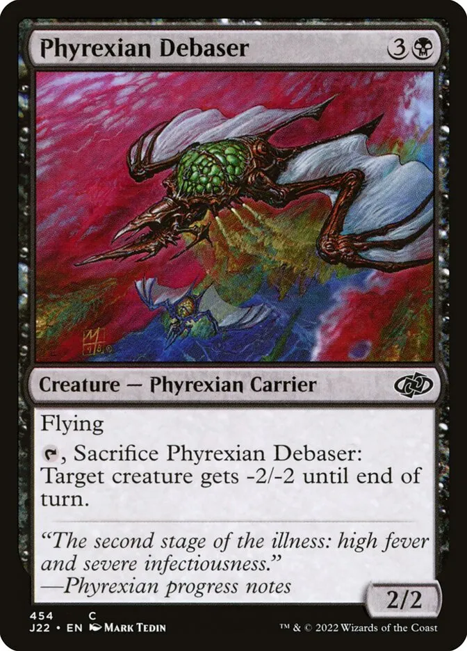 2022 Jumpstart 2022 Phyrexian Debaser common #454 common card image