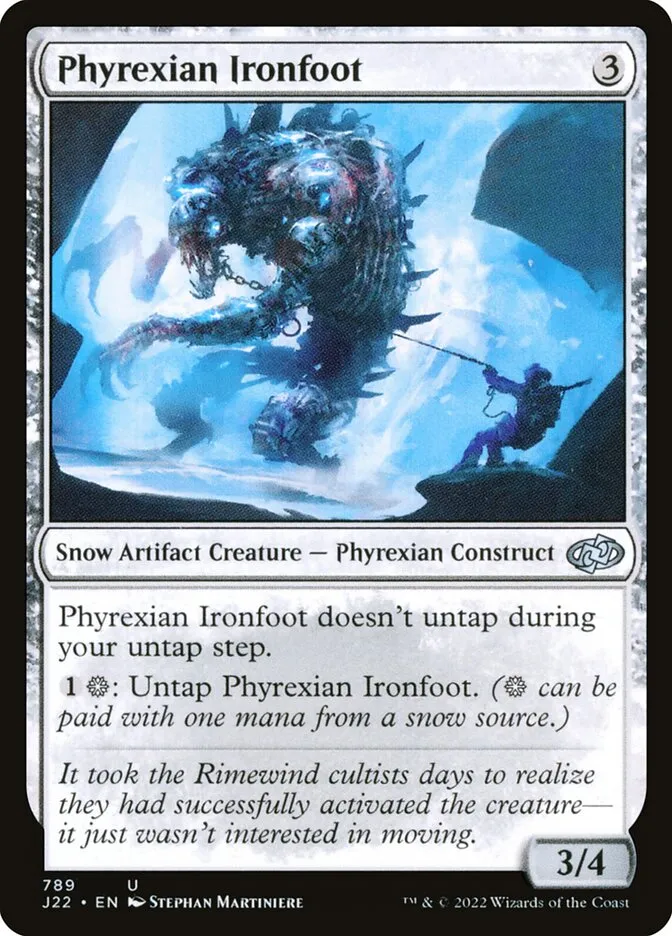 2022 Jumpstart 2022 Phyrexian Ironfoot #789 uncommon card image