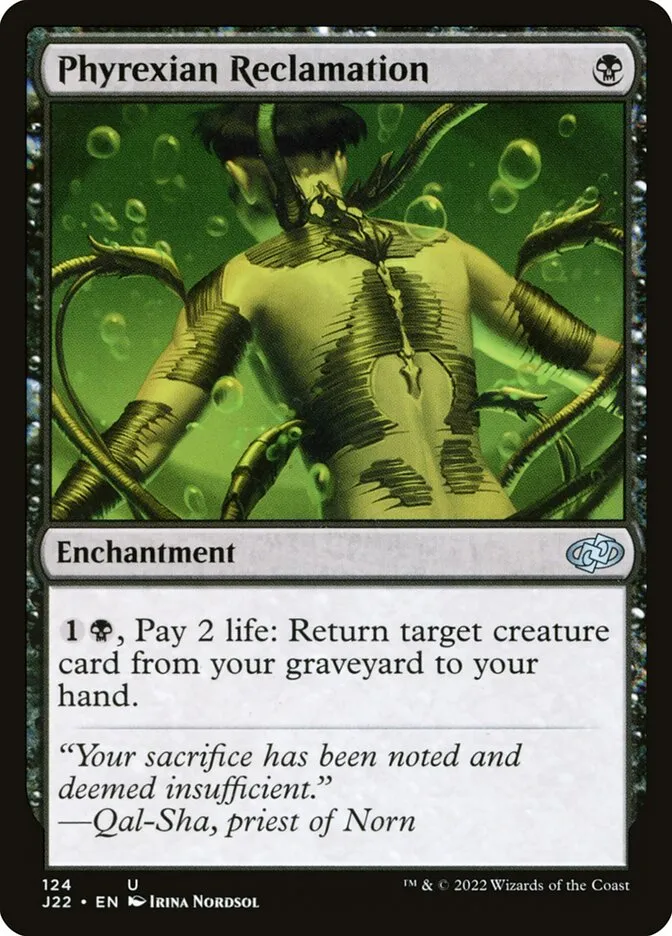 2022 Jumpstart 2022 Phyrexian Reclamation #124 uncommon card image