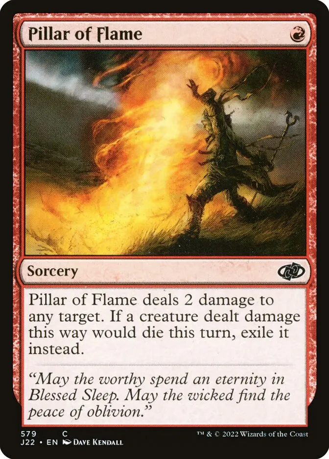 2022 Jumpstart 2022 Pillar of Flame #579 common card image
